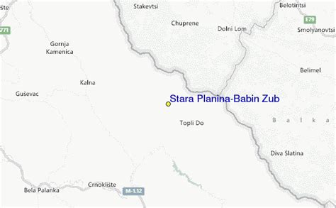 Stara Planinababin Zub Průvodce Po Středisku Mapa Lokací And Stara