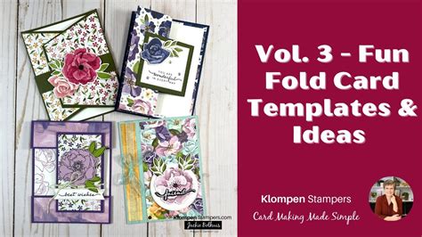 Fun Fold Card Ideas And Templates To Love Vol 3 Fun Fold Card Templates