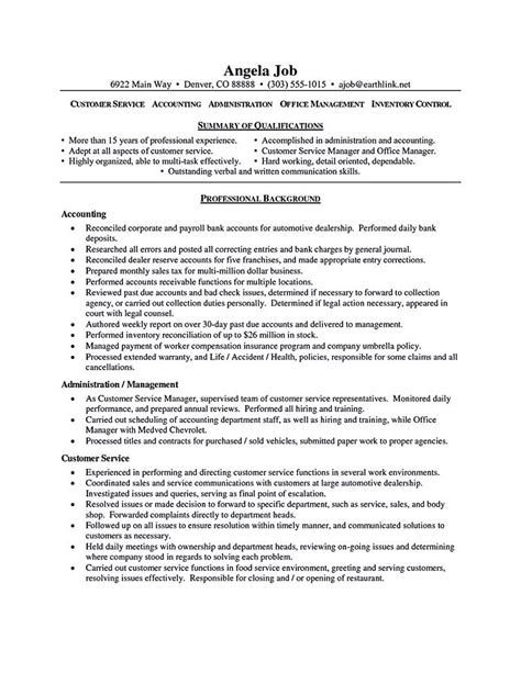 customer service resume sample customer service resume consists  main