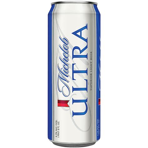 Michelob Ultra Beer 24 Oz Can Beer Chief Markets