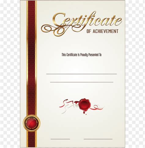 Blank Certificate Template Png