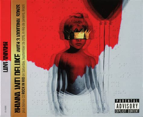 Rihanna Anti Deluxe 2016 Cd Discogs