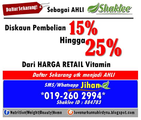 Berikut merupakan senarai harga produk shaklee idaman anda. Cara untuk Dapatkan SEBOTOL VITALEA secara PERCUMA dgn ...
