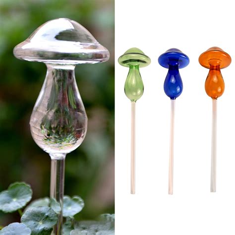 Leaqu Plant Watering Globes Mushroom Shape Automatic Self Water
