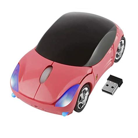 Wireless Mouse Cute Sport Car Shape Mouse Optical Ergonomic Gaming Mice