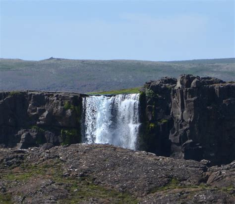Öxarárfoss Öxarárfoss Waterfall Þingvellir National Park Flickr