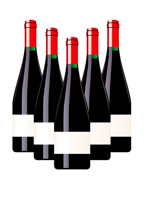 Wine Bottles Clipart Transparent Png Stickpng