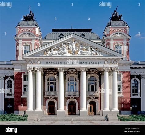 Ivan Vazov National Theatre In Sofia The Capital Of Bulgaria Stock