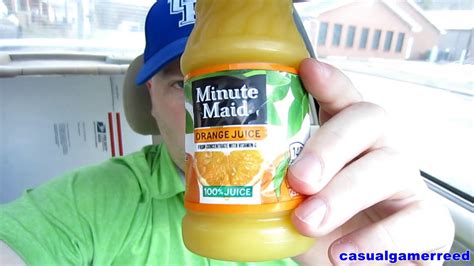 Other products too, like their fruit punch, which is also excellent. Reed Reviews Minute Maid Orange Juice - YouTube