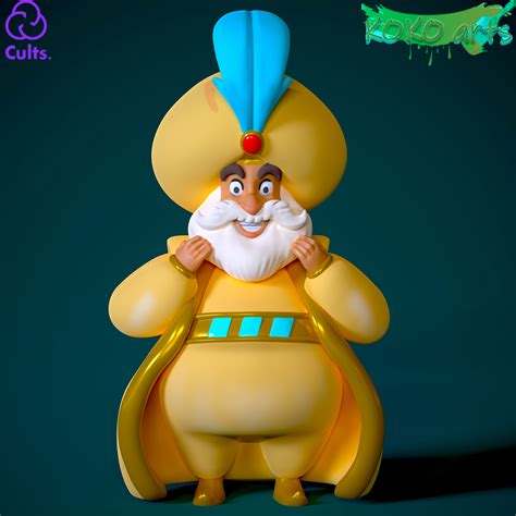 STL file The Sultan (aladdin) 👤・3D print design to download・Cults