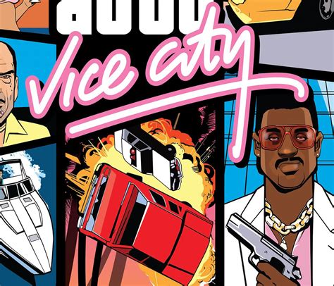 Poster Grand Theft Auto Vice City Cover Artwork Restored Etsy