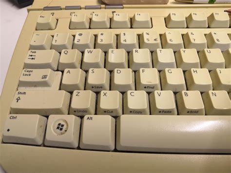 The Shortcut Reminders On This Old Keyboard Rmildlyinteresting