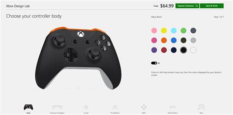 Create Your Own Custom Xbox One Wireless Controller For 65 Reg 80