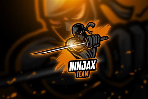 Ninja Mascot And Esport Logo Branding And Logo Templates ~ Creative Market