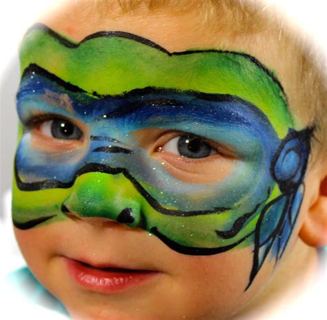 Ninja Turtle Face Painting Giggle Loopsy