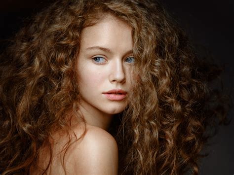 Girl Model Pretty Curly Hair Wallpaper Hd Image Picture Background