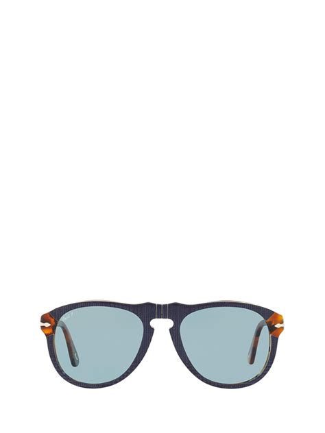 Persol Aviator Frame Sunglasses In Blue For Men Lyst