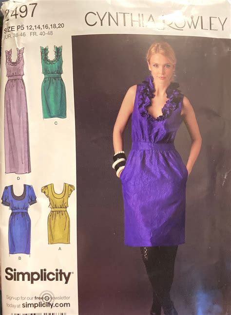 misses dress sewing pattern cynthia rowley design etsy sewing dresses girls dress