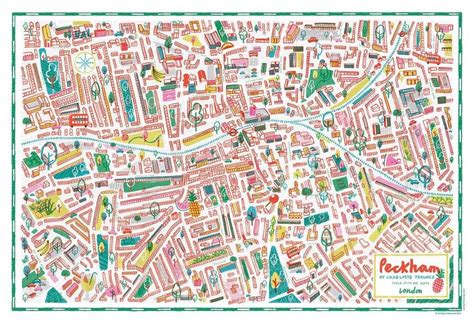 9 Beautiful Illustrated Maps Of London Posters And Prints You Can Buy