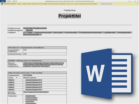 Projektstatusbericht excel vorlage, vertrag, schablone, formular oder dokument. Projektstatusbericht Vorlage Word Schön Projektauftrag ...