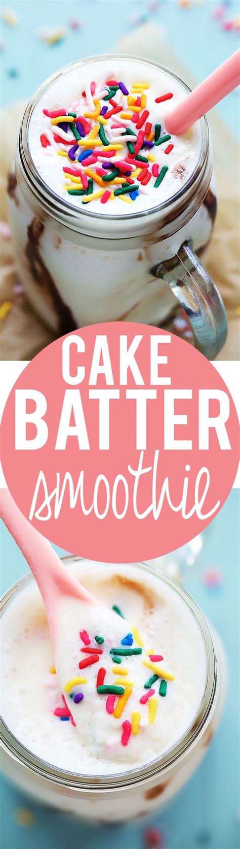 Cake Batter Smoothie Creme De La Crumb Cake Batter Smoothie Snack