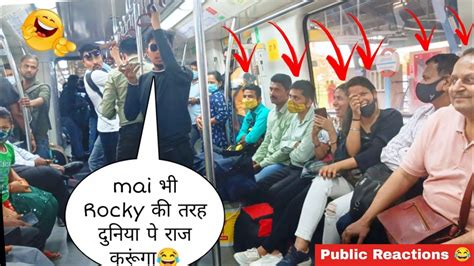Kgf Prank अब मैं भी Ceo बनूंगा Funny Prank In Metro 😂 । Epic Public Reaction 🤣। Sagar Saini