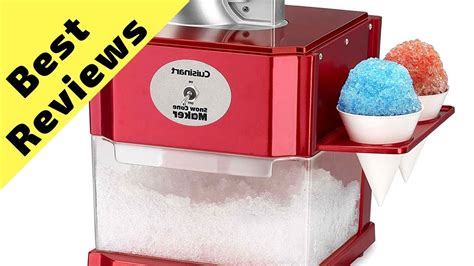 Best Cuisinart Scm 10 Snow Cone Maker Specifications Detailed Youtube