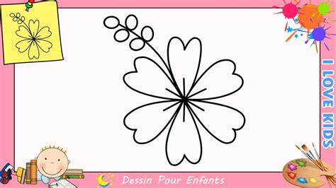 Comment Dessiner Une Fleur Facilement Etape Par Etape Pour Enfants 11 Youtube