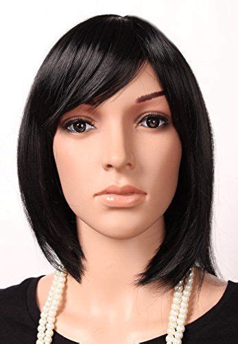 Snoilite Ladies Womens Synthetic Hair Wig Classy Short Bob With Central