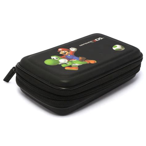 Nintendo 3ds Official Bag Carry Case Travel Bag Black Mario And Yoshi