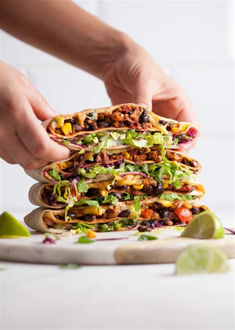 A creation of my own made last minute to feed superbowl guests. Vegan Crunchwrap Supreme | Crunch wrap supreme, Mexican ...