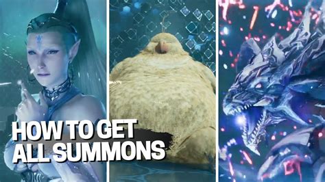 How To Get All Summon Materia Ultimate Attacks Final Fantasy 7 Remake Youtube