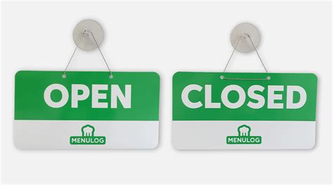 Print Feature Menulog Open And Closed Signs Pictura Creative