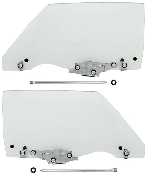 Restoparts Assembly Door Glassguide 1970 72 Chevelle Coupe Pair