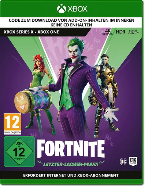 The joker outfit laugh riot back bling bad joke harvesting tool the. Fortnite - The Last Laugh Bundle (Code in a Box) [Xbox ...