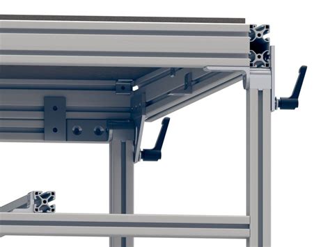 80/20 MFT Style Folding Table | Aluminum extrusion design, Folding