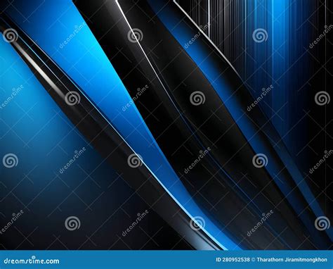 Midnight Symphony: Captivating Black & Blue Background for a Harmonious