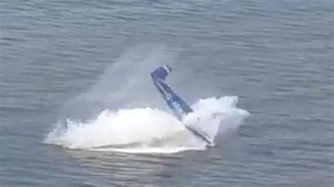 Plane Flips After Crashing Into Water During Airshow Latest News