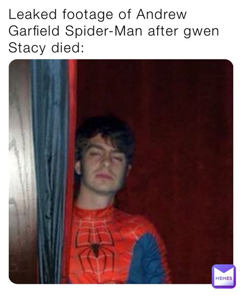 Leaked Footage Of Andrew Garfield Spider Man After Gwen Stacy Died