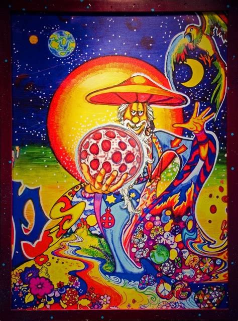 Pin By Psy Minds On Psychedellica Mushroom Art Happy Hippie