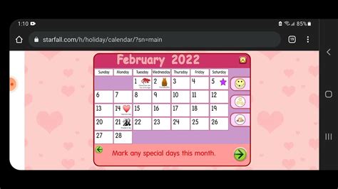 Starfall Calendar For February 5th 2022 Youtube