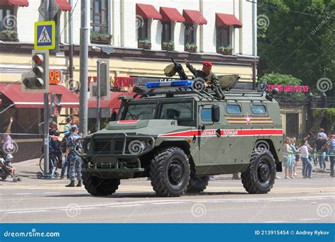Gaz 233114 Tigr M Vehicle On Military Parade Editorial Stock Image
