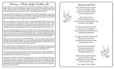 Pastor Judge Carthen Obituary | AA Rayner and Sons Funeral Home
