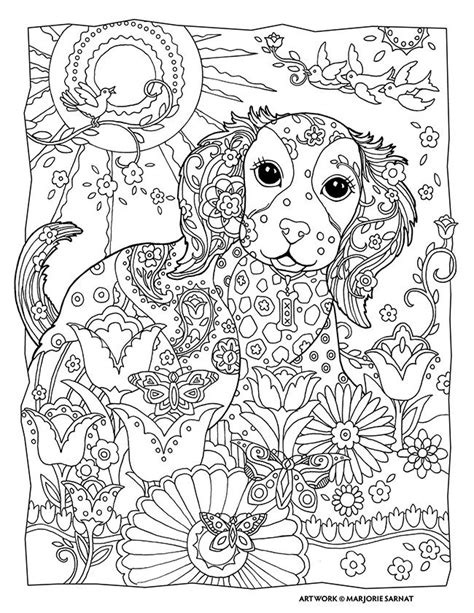 Dog Coloring Pages For Adults At Free Printable