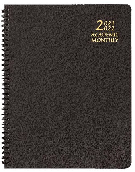 2021 2022 Skivertex Academic Monthly Planner 85x11 Assorted Colors