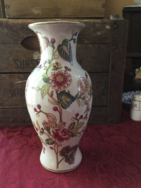 Flowers make the world a today's freebie is 6 seamless floral jpg patterns by pixel buddha. Beautiful crackle finished Nantucket Porcelain Vase Floral ...