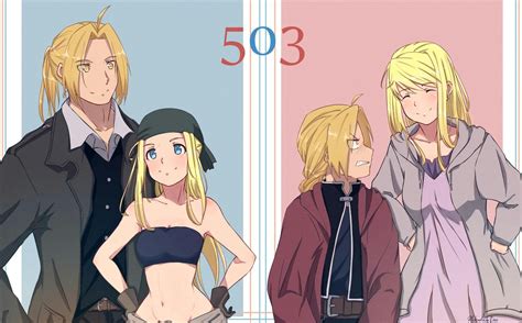 ed and winry fullmetal alchemist edward fullmetal alchemist brotherhood fullmetal alchemist