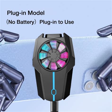 Bluewow F15 Universal Phone Cooling Fan Mobile Radiator Rechargeable