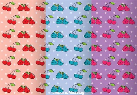 Fruits Girly Pattern Vectors Download Free Vector Art Stock Graphics