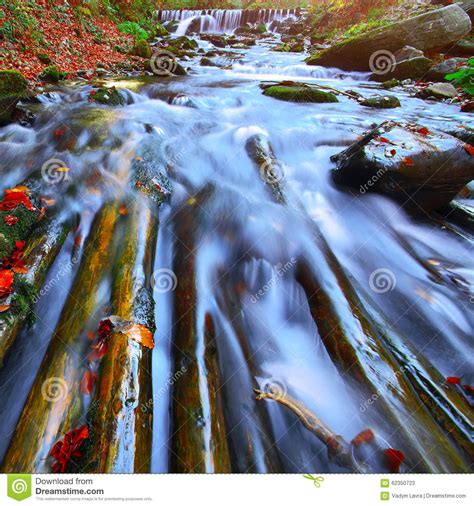 Rapid Mountain River In Autumn Stock Image Image Of Nature Extreme